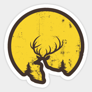 Deer Hunting Lover Gift Sticker